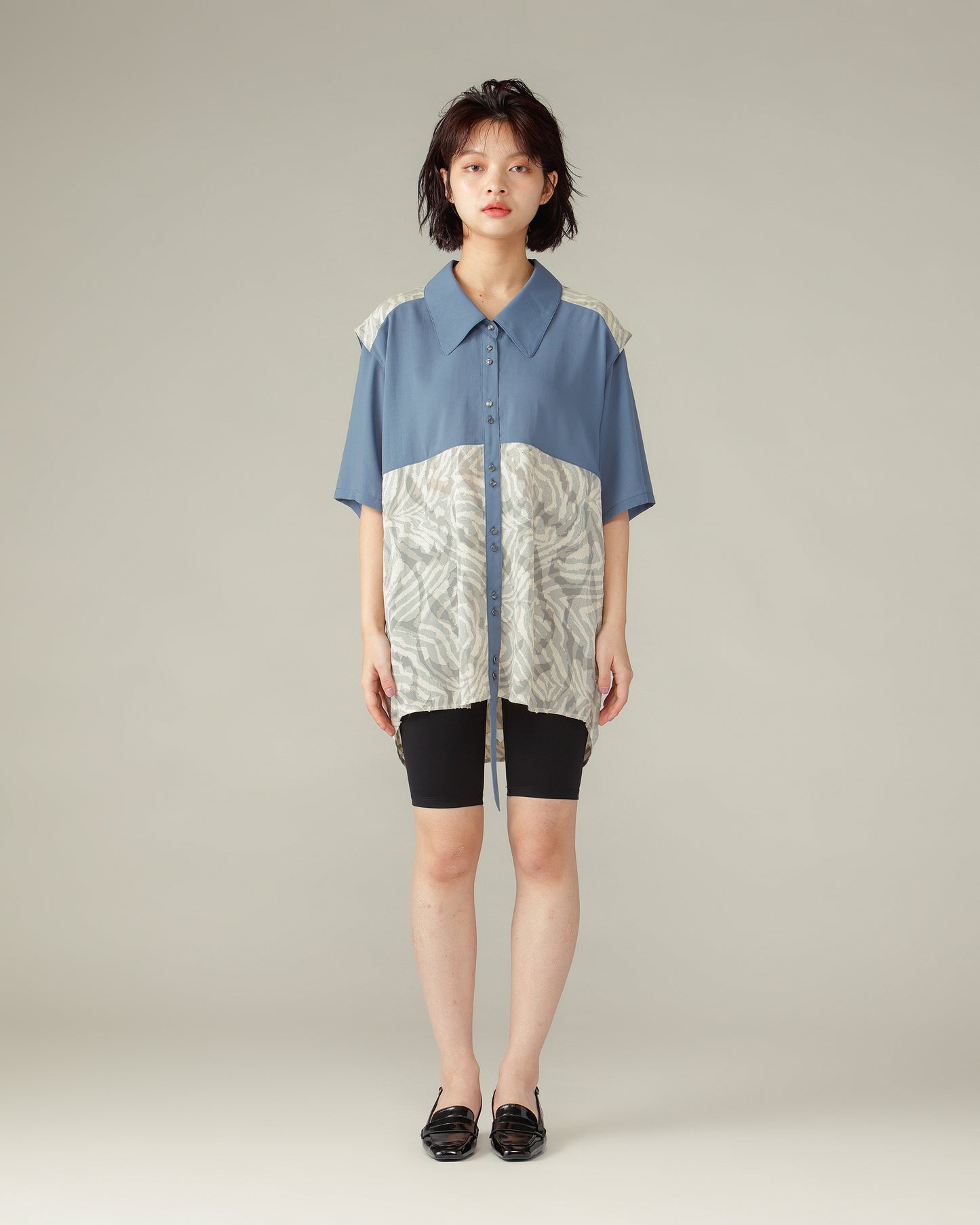 Roomy Shirt / Blue