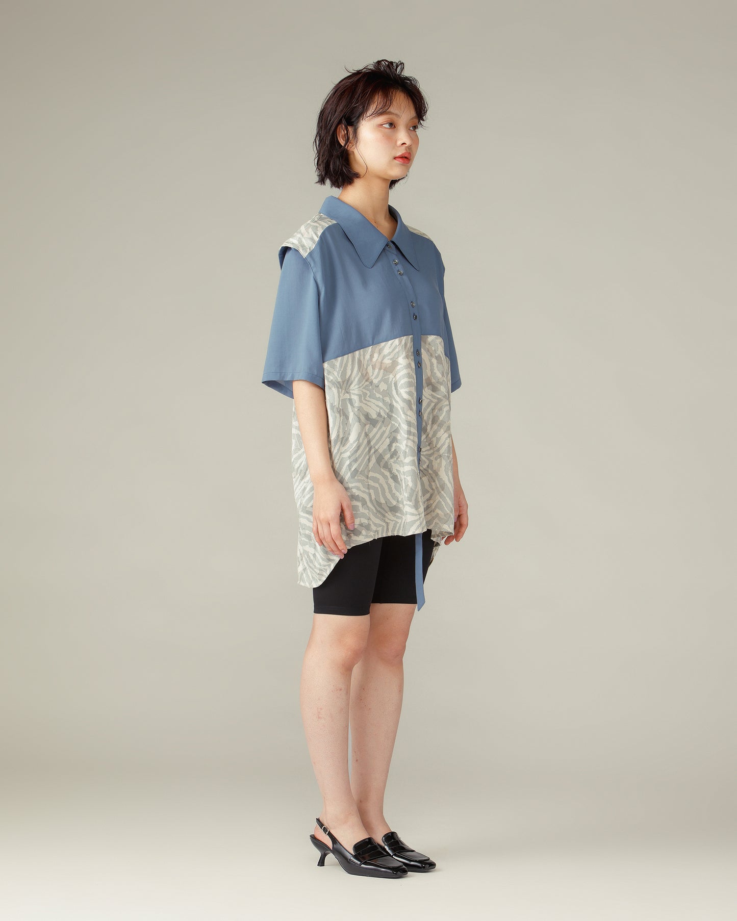 Roomy Shirt / Blue