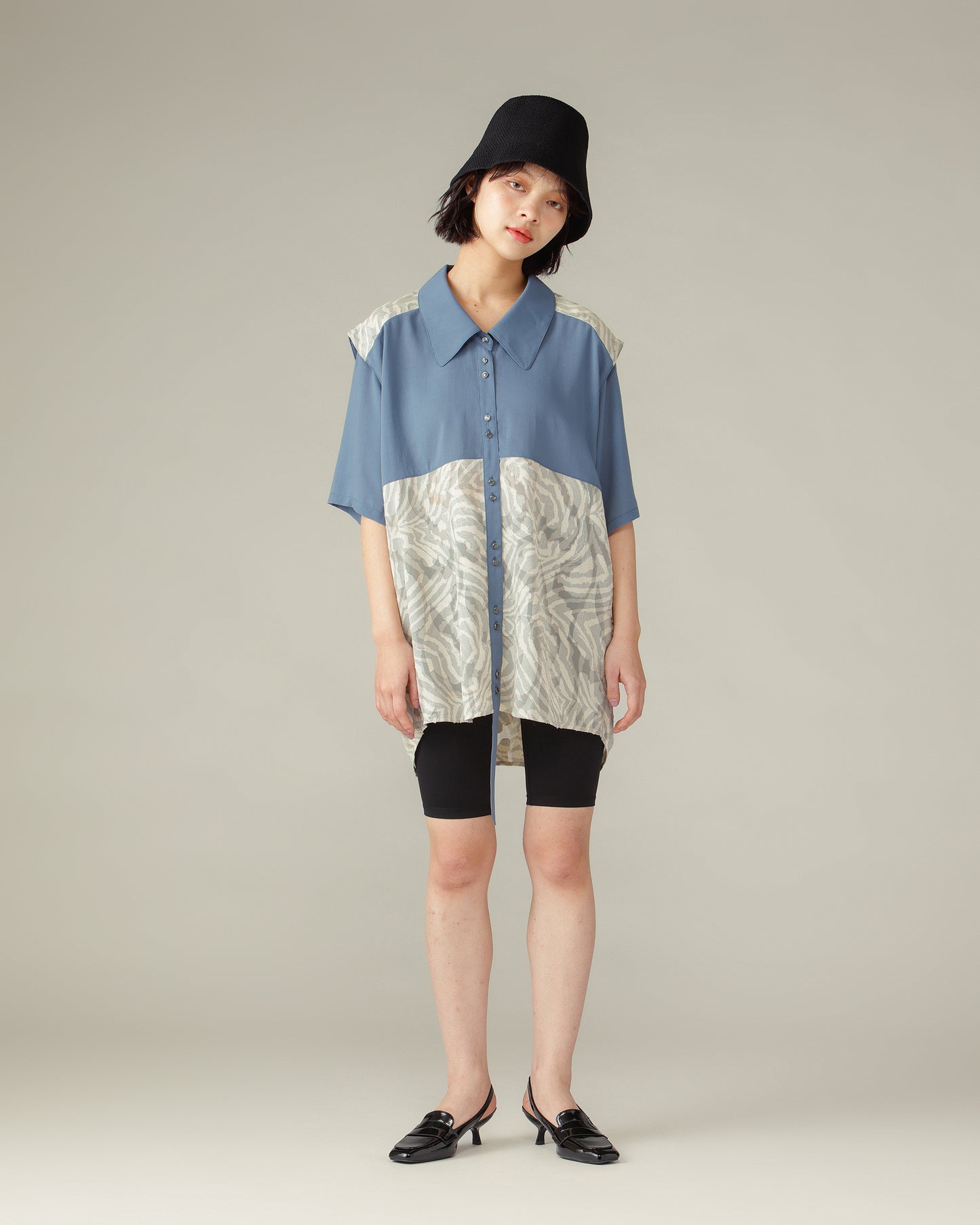 Roomy Shirt / Blue