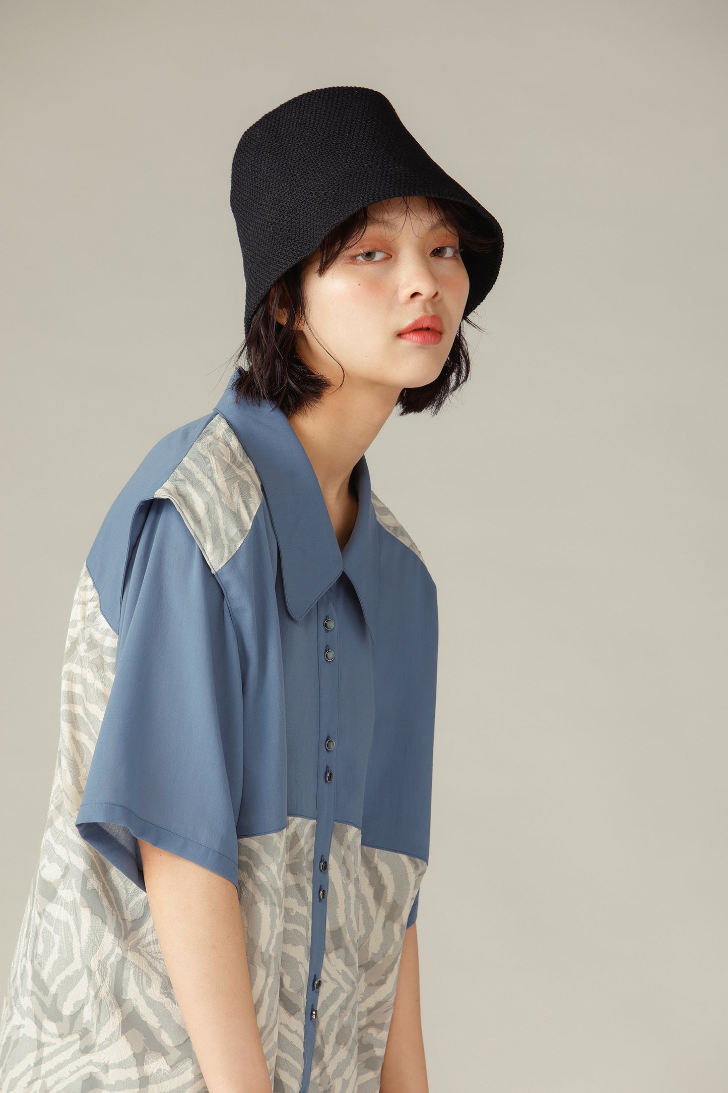 Roomy Shirt / Blue