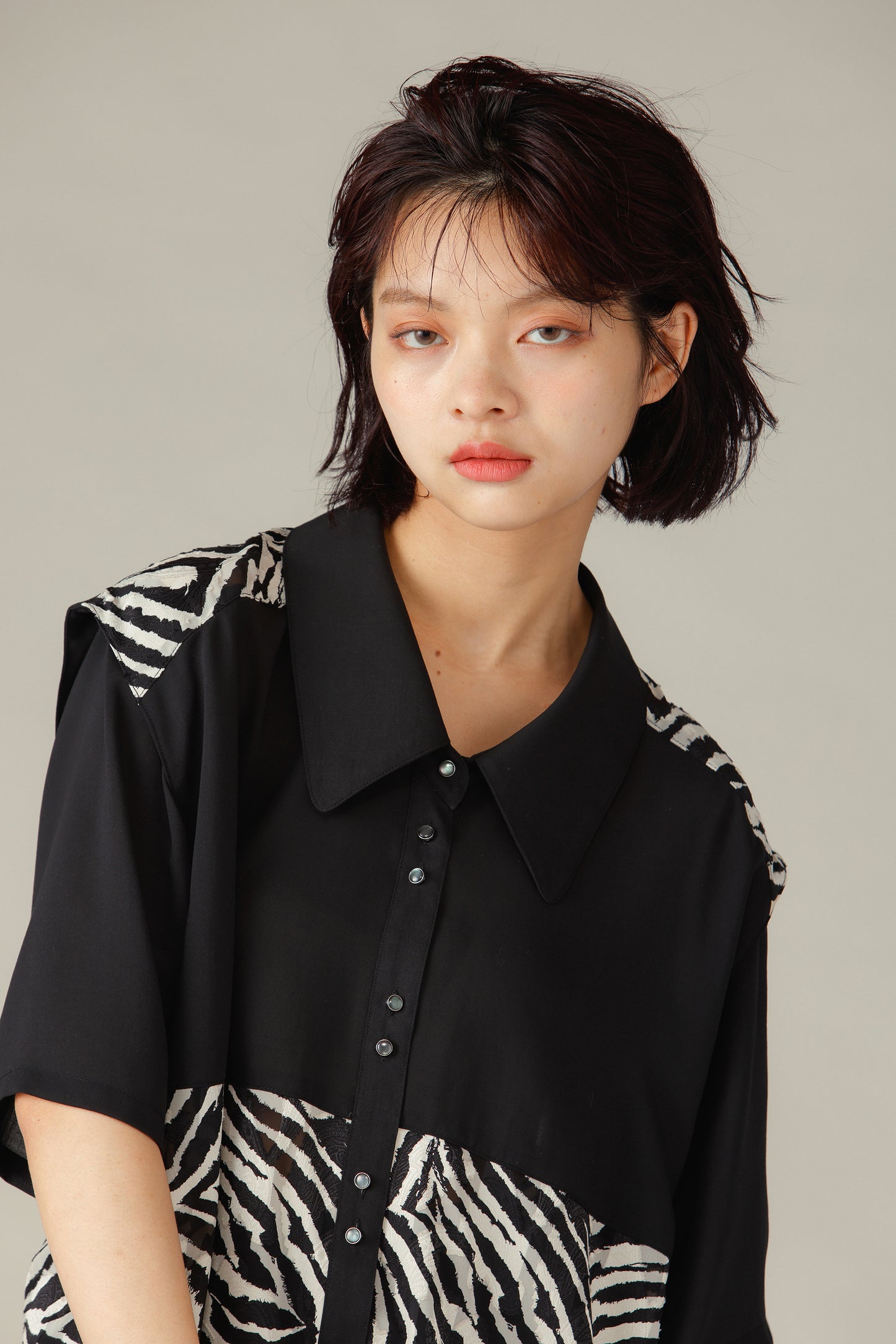 Roomy Shirt / Black